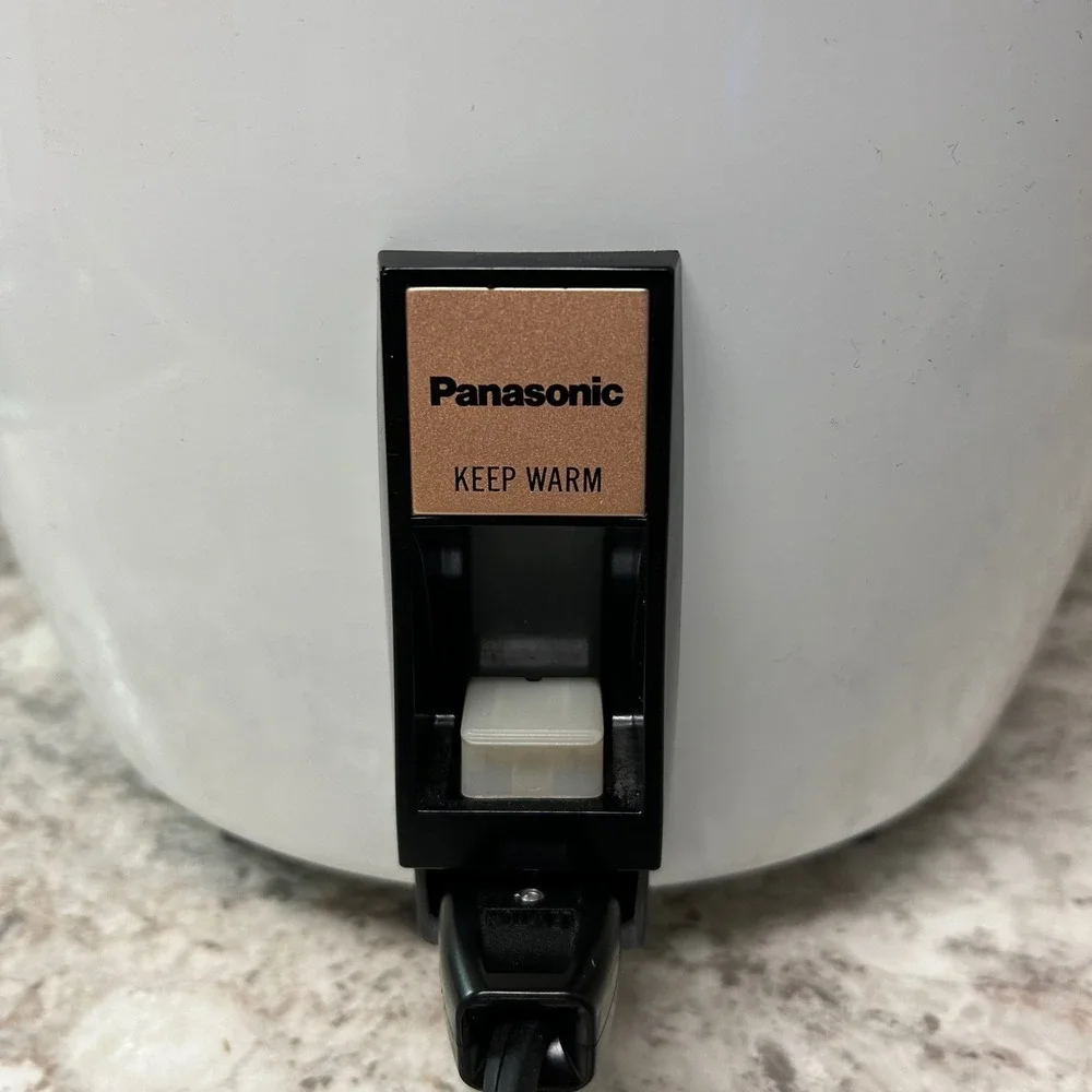 Panasonic Rice Cooker 10-Cup White Rice-O-Mat SR-18FH Steamer Keep Warm